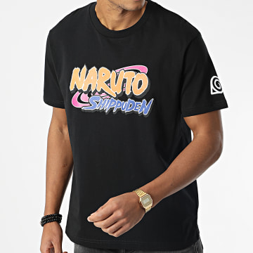  Naruto - Tee Shirt Oversize Large Front Logo Noir