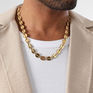 LBO - Collier Grain De Café 10mm Doré