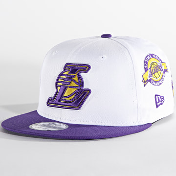  New Era - Casquette Snapback 9Fifty Los Angeles Lakers 60292477 Blanc Violet