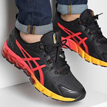 Asics - Baskets Gel Quantum 180 1201A831 Negro Rojo Alerta
