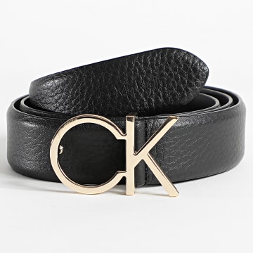  Calvin Klein - Ceinture Femme Re-Lock CK Logo 0413 Noir