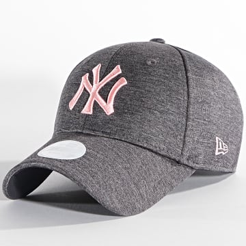  New Era - Casquette Femme 9Forty Tech Jersey 80489231 Gris Anthracite Chiné Rose