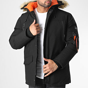  Geographical Norway - Parka Fourrure Arnold Noir