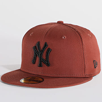  New Era - Casquette Fitted 59Fifty League Essential New York Yankees Marron