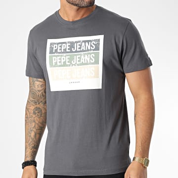 Pepe Jeans - Tee Shirt Acee PM508640 Gris Anthracite