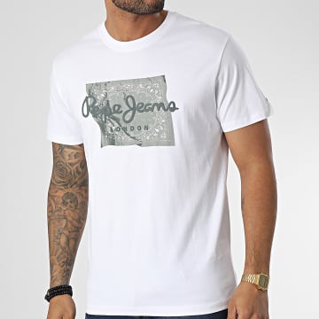  Pepe Jeans - Tee Shirt Alcott PM508645 Blanc