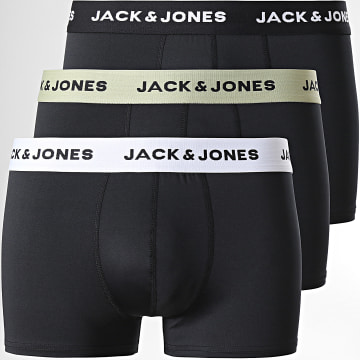  Jack And Jones - Lot De 3 Boxers Microfibre Noir