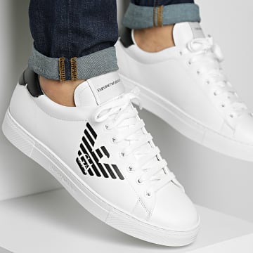  Emporio Armani - Baskets Sneakers X4X554-XF663 Off White Black