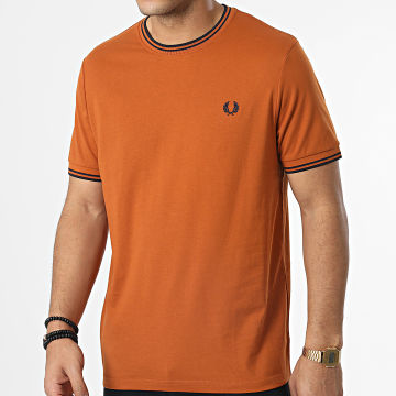  Fred Perry - Tee Shirt Twin Tipped M1588 Orange