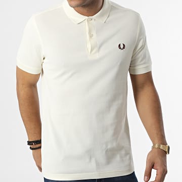 Fred Perry - Polo Manches Courtes Plain Fred Perry M6000 Beige