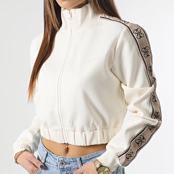 Veste Guess Femme Taille 6 - Coupe Regular, Noir Clair En Mix Polyester, Neuf Avec étiquettes
