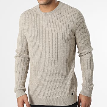  Jack And Jones - Pull Dallas Beige Chiné
