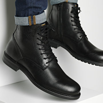  Jack And Jones - Boots Frances Leather 12215560 Anthracite