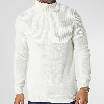  Only And Sons - Pull Col Roulé Al Life Reg Knit 22024031 Beige