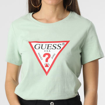 Guess - Maglietta da donna W1YI1B Verde