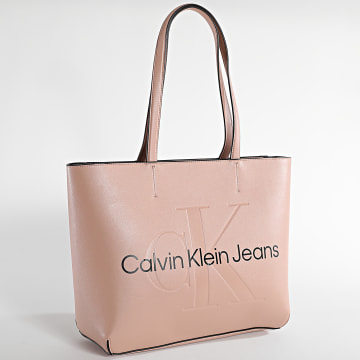  Calvin Klein - Sac A Main Femme Sculpted Shopper 7464 Rose