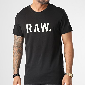  G-Star - Tee Shirt Stencil Raw D22205-336 Noir