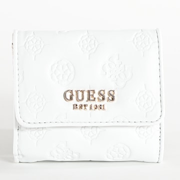  Guess - Portefeuille Femme Abey Blanc