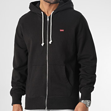 Sweat Homme LEVI'S Noir - Taille M - Coton - Occasion état Très Bon