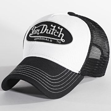  Von Dutch - Casquette Trucker Boston Noir Blanc