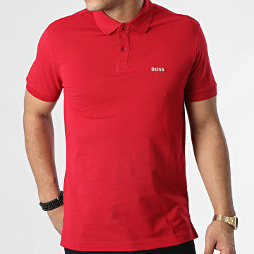  BOSS - Polo Manches Courtes 50469258 Rouge