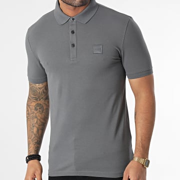  BOSS - Polo Manches Courtes Passenger 50472668 Gris Anthracite