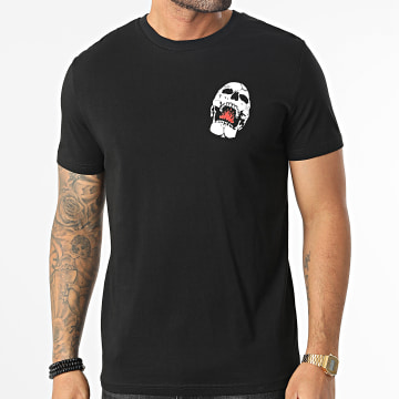  25G - Tee Shirt Fire Skull Noir