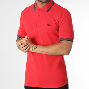  BOSS - Polo Manches Courtes Paddy 50468983 Rouge