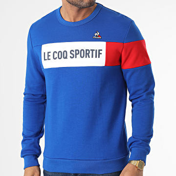  Le Coq Sportif - Sweat Crewneck Tricolore N1 2310013 Bleu Roi