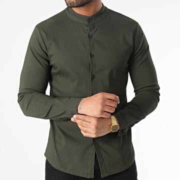 Frilivin - Camisa Manga Larga Verde Caqui