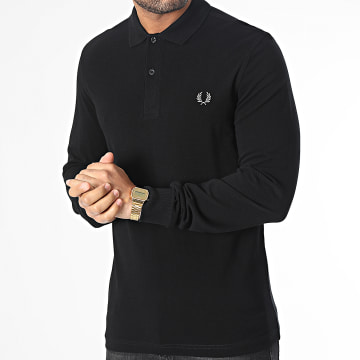 Fred Perry - Polo Manches Longues M6006 Noir