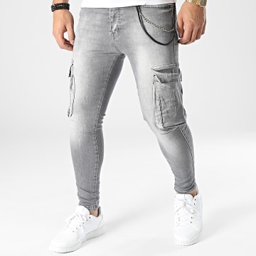 Classic Series - Skinny jeans DH-4035 Grijs