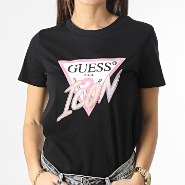 Guess - Tee Shirt Femme W3RI12-I3Z14 Noir