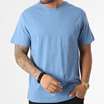 Solid - Tee Shirt Pocket 21107372 Azzurro