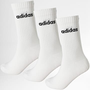 Adidas Sportswear - Set di 3 paia di calzini HT3455 bianco