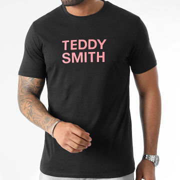Teddy Smith - Tee Shirt Ticlass Basic Noir Rose