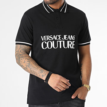  Versace Jeans Couture - Polo Manches Courtes 74GAGT03-CJ01O Noir