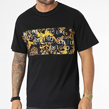  Versace Jeans Couture - Tee Shirt Renaissance 74GAH617-JS161 Noir