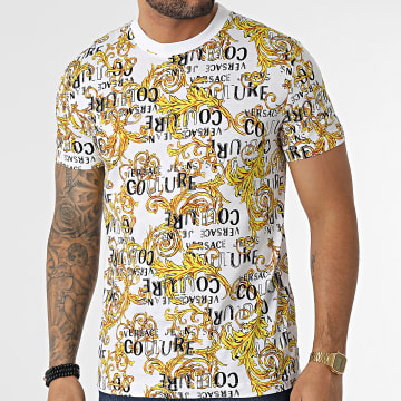  Versace Jeans Couture - Tee Shirt Renaissance 74GAH6S0-JS161 Blanc