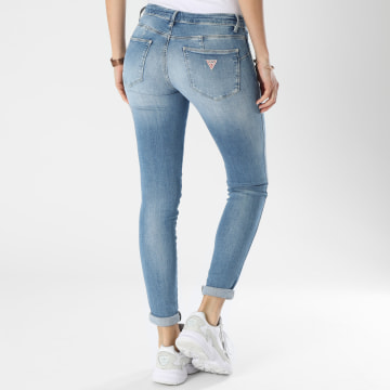 Jean Femme GUESS Taille W24 L36 – Coupe Boot Mid, Bleu, Neuf Avec étiquettes