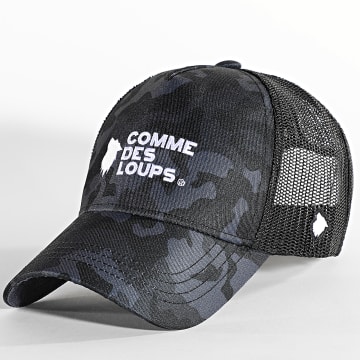  Comme Des Loups - Casquette Trucker Classic Camouflage Noir