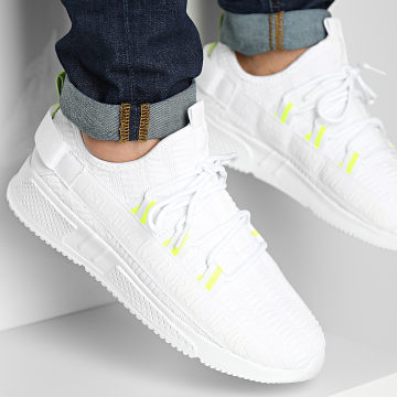  Kaporal - Baskets Dofibio Blanc Gris Jaune