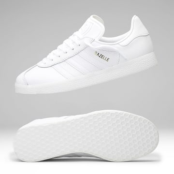 Adidas Originals - Baskets Gazelle BB5498 Footwear White Gold Metallic