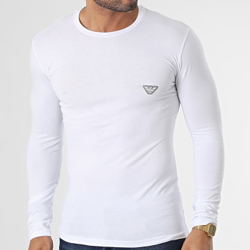  Emporio Armani - Tee Shirt Manches Longues 111023-3R512 Blanc
