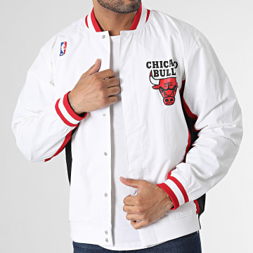  Mitchell and Ness - Veste NBA Authentic Chicago Bulls Blanc