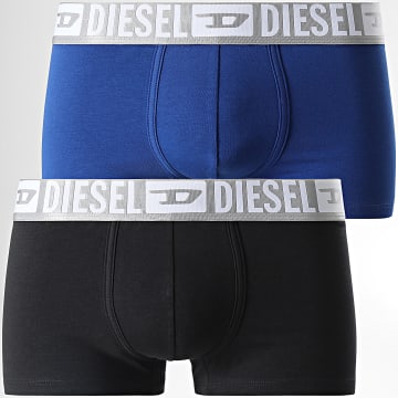  Diesel - Lot De 2 Boxers Damien 00SMKX Noir Bleu Marine