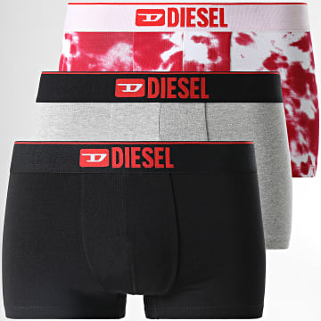  Diesel - Lot De 3 Boxers Damien 00ST3V Noir Blanc Gris Chiné