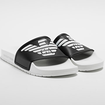  Emporio Armani - Claquettes XVPS04-XN747 Black White