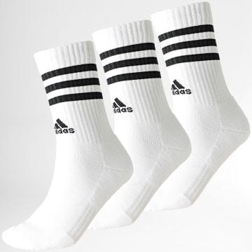 Adidas Performance - 3 Pares De Calcetines De 3 Rayas HT3458 Blanco