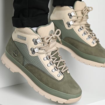  Timberland - Boots Euro Hiker Mid A5PUG Forest Green Nubuck